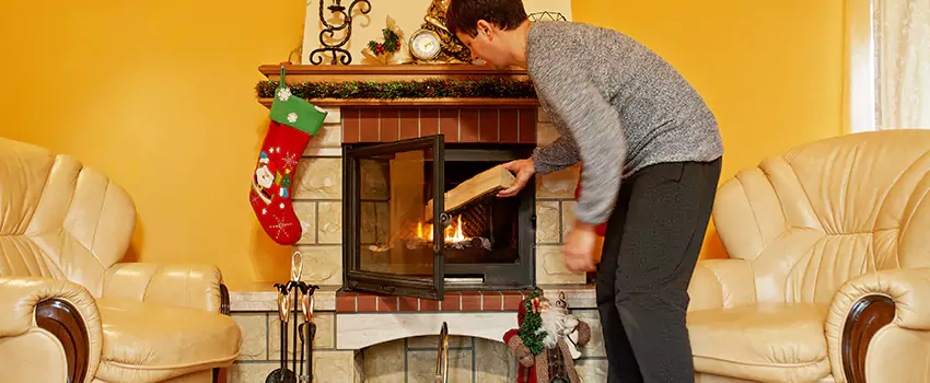 Rusted Metal Fireplace Restoration in Tupelo, Mississippi