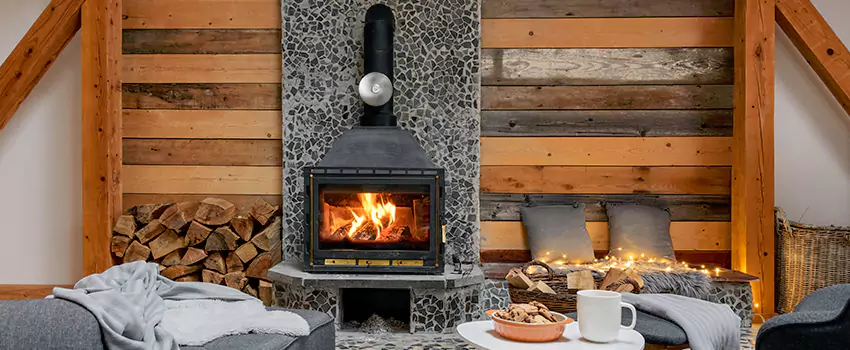 Thelin Hearth Products Direct Vent Gas Stove Fireplace Inspection in Tupelo, Mississippi